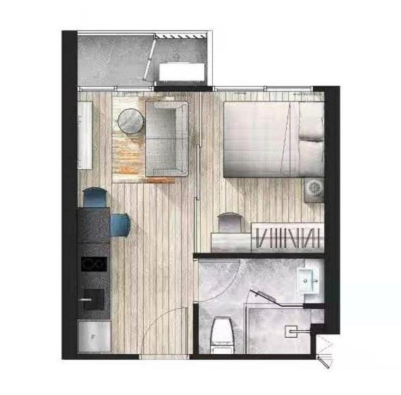D2 Residences Huahin 华欣市中心近海滩近商场酒店式公寓可加床有连通房型 Kültér fotó